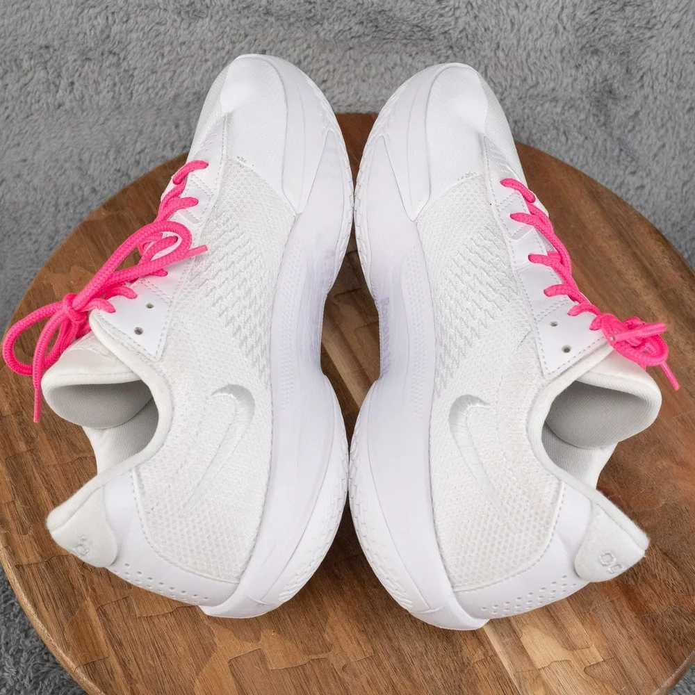 Nike Air Zoom Sneakers Mens Size 9 White Tennis Basketball Shoes FV1298-100 Low